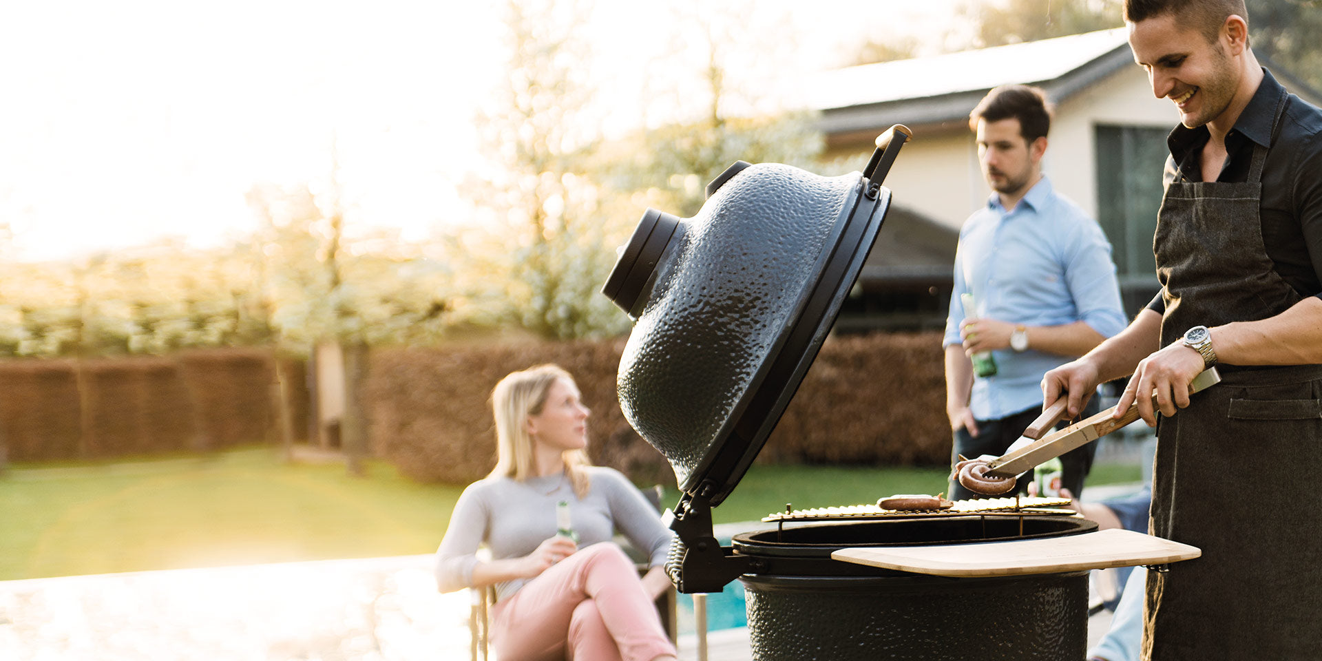 Outdoor Barbecue Ceramic Grill